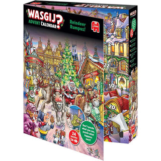 Wasgij Christmas Advent Calendar 2025 | Reindeer Rumpus Jigsaw Advent Calendar