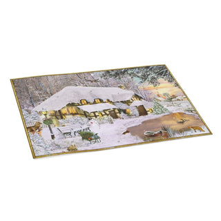Winter Cottage in the Woods Advent Calendar | Christmas Advent Calendar - A4