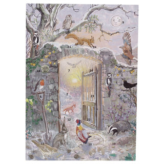 Winter Solstice in the Secret Garden Folklore Christmas Advent Calendar, A4