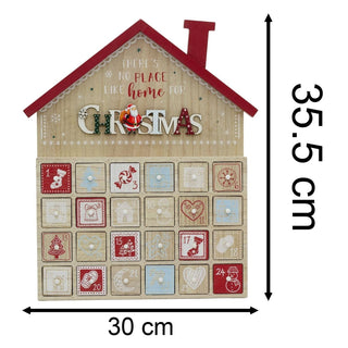 Winter Wonderland House Christmas Advent Calendar | Wooden Advent Calendar