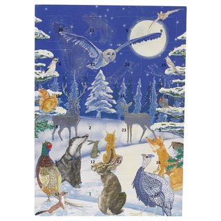 Yuletide with the Ancestors Christmas Advent Calendar, A4 Woodland Wildlife