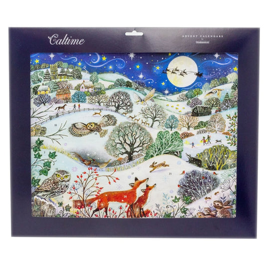 3D Christmas Advent Calendar Moonlit Magic | Animal Picture Advent Calendar