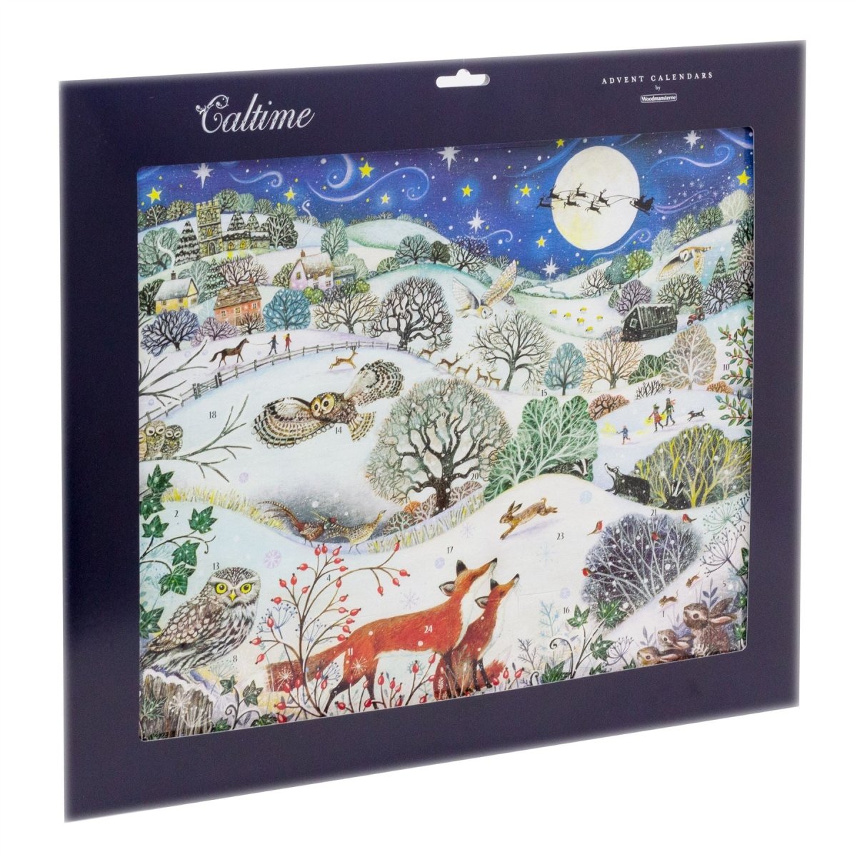 3D Christmas Advent Calendar Moonlit Magic | Animal Picture Advent Calendar