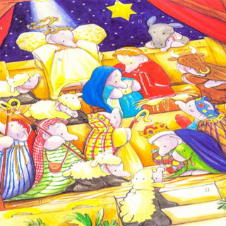 Christmas Advent Calendar Elephant Nativity Play | Picture Advent Calendar