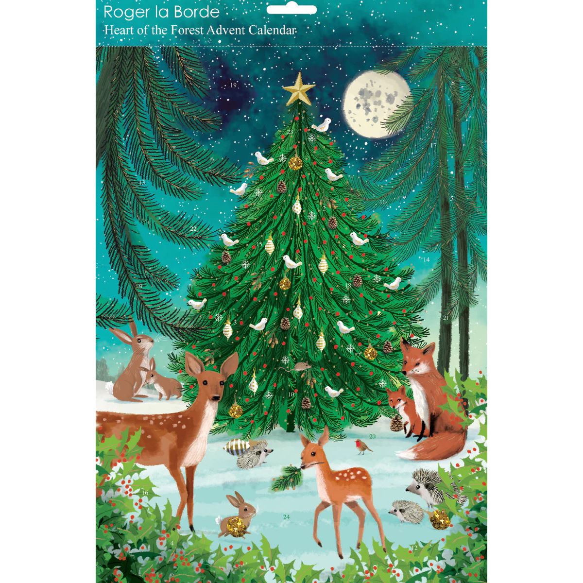 Christmas Advent Calendar Heart Of The Forest | Animal Picture Advent Calendar