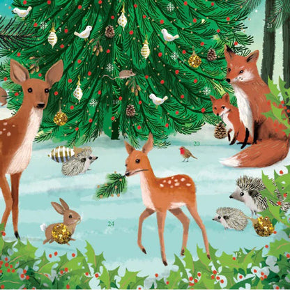 Christmas Advent Calendar Heart Of The Forest | Animal Picture Advent Calendar