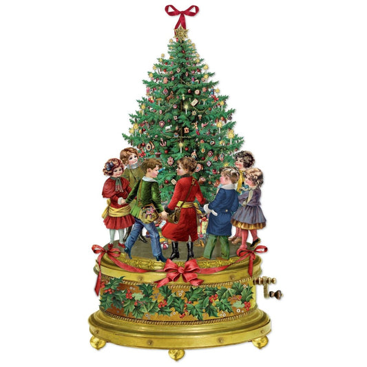 Traditional Christmas Advent Calendar | Victorian Music Box Advent Calendar | Christmas Tree Picture Advent Calendar