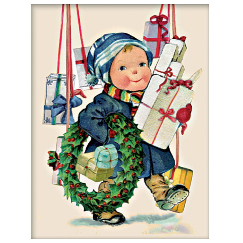 Traditional Christmas Advent Calendar | Victorian Music Box Advent Calendar | Christmas Tree Picture Advent Calendar